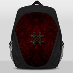 Decorative Celtic Knot On Dark Vintage Background Backpack Bag by FantasyWorld7