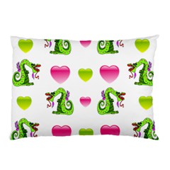 Dragons And Hearts Pillow Case by IIPhotographyAndDesigns