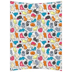 Funny Cute Colorful Cats Pattern Back Support Cushion by EDDArt