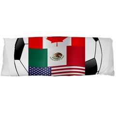 United Football Championship Hosting 2026 Soccer Ball Logo Canada Mexico Usa Body Pillow Case (dakimakura) by yoursparklingshop