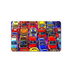 Colorful Toy Racing Cars Magnet (name Card) by FunnyCow