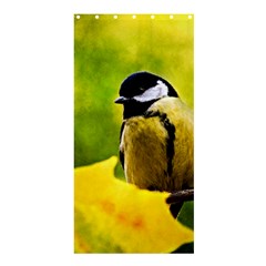 Tomtit Bird Dressed To The Season Shower Curtain 36  X 72  (stall)  by FunnyCow