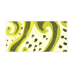 Yellow Swirls Yoga Headband by snowwhitegirl