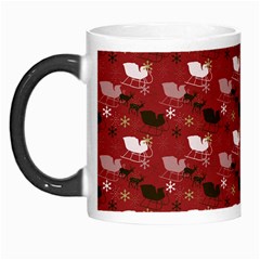 Snow Sleigh Deer Red Morph Mugs by snowwhitegirl