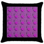 Punk Baby Violet Throw Pillow Case (Black) Front