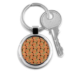 Peach Cherries Key Chains (round)  by snowwhitegirl