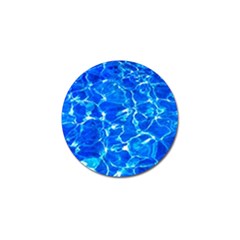 Blue Clear Water Texture Golf Ball Marker (4 Pack) by FunnyCow