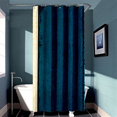 Flat Angle Shower Curtain 36  X 72  (stall)  by FunnyCow