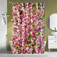 Almond Tree In Bloom Shower Curtain 48  X 72  (small)  by FunnyCow