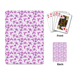 Violet Winter Hats Playing Card by snowwhitegirl