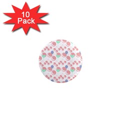 Bubblegum Cherry White 1  Mini Magnet (10 Pack)  by snowwhitegirl