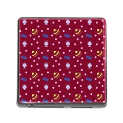 Cakes And Sundaes Red Memory Card Reader (square 5 Slot) by snowwhitegirl