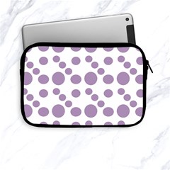 Violet Dots Apple Ipad Mini Zipper Cases by snowwhitegirl