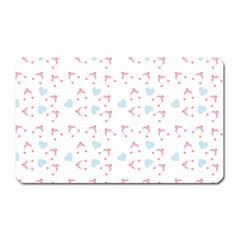 Pink Hats Magnet (rectangular) by snowwhitegirl