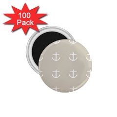 Lt Grey Anchors 1 75  Magnets (100 Pack)  by snowwhitegirl