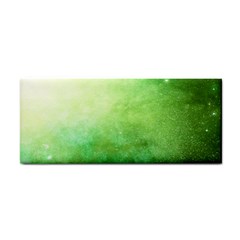 Galaxy Green Hand Towel by snowwhitegirl