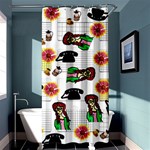 Office Girl Pattern Shower Curtain 36  x 72  (Stall)  Curtain(36 X72 ) - 33.26 x66.24  Curtain(36 X72 )