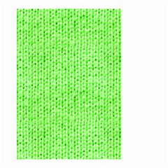 Knitted Wool Neon Green Small Garden Flag (two Sides) by snowwhitegirl