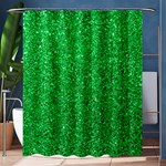 Green Glitter Shower Curtain 60  x 72  (Medium)  60 x72  Curtain