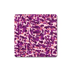 Pink Camo Square Magnet by snowwhitegirl