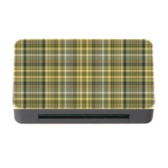 Yellow Plaid Memory Card Reader With Cf by snowwhitegirl