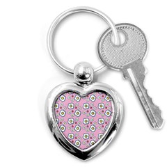 Eggs Pink Key Chains (heart)  by snowwhitegirl