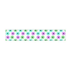 Eye Dots Green Violet Flano Scarf (mini) by snowwhitegirl