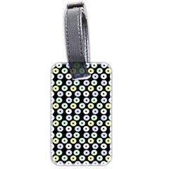 Eye Dots Black Pastel Luggage Tags (two Sides) by snowwhitegirl