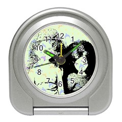 Mint Wall Travel Alarm Clock by snowwhitegirl