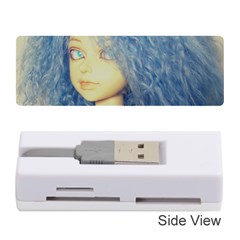 Blue Hair Boy Memory Card Reader (stick) by snowwhitegirl