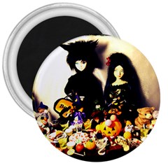 Old Halloween Photo 3  Magnets by snowwhitegirl