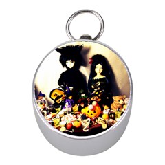 Old Halloween Photo Mini Silver Compasses by snowwhitegirl