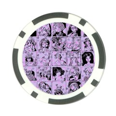 Lilac Yearbook 1 Poker Chip Card Guard by snowwhitegirl