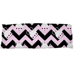 Pink Teapot Chevron Body Pillow Case Dakimakura (two Sides) by snowwhitegirl