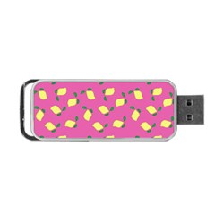 Lemons Pink Portable Usb Flash (two Sides) by snowwhitegirl