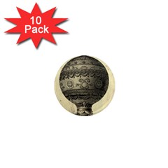 Vintage Air Balloon 1  Mini Magnet (10 Pack)  by snowwhitegirl