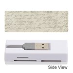 Handwritten Letter 2 Memory Card Reader (Stick) Front