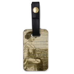 Lady 2523423 1920 Luggage Tags (one Side)  by vintage2030