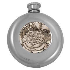 Flowers 1776630 1920 Round Hip Flask (5 Oz) by vintage2030