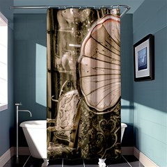 Flea Market Redord Player Shower Curtain 36  X 72  (stall)  by vintage2030