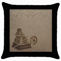 Camera Old Throw Pillow Case (black) by vintage2030