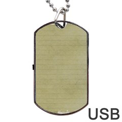 Old Letter Dog Tag Usb Flash (one Side) by vintage2030