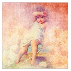 Baby In Clouds Large Satin Scarf (square) by vintage2030