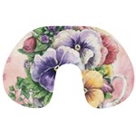 Lowers Pansy Travel Neck Pillows Front