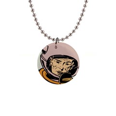 Astronaut Retro Button Necklaces by vintage2030