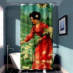 Lady 1334282 1920 Shower Curtain 36  X 72  (stall)  by vintage2030