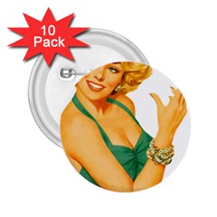 Woman 792872 1920 2 25  Buttons (10 Pack)  by vintage2030