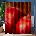 Three Red Apples Shower Curtain 60  x 72  (Medium)  60 x72  Curtain