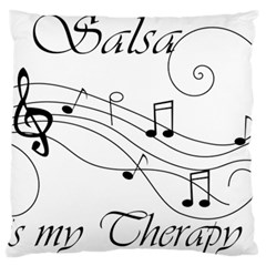 Salsa Is My Therapy Partition Large Cushion Case (one Side) by alllovelyideas