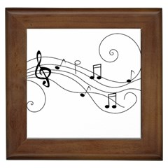 Music Partition Framed Tiles by alllovelyideas